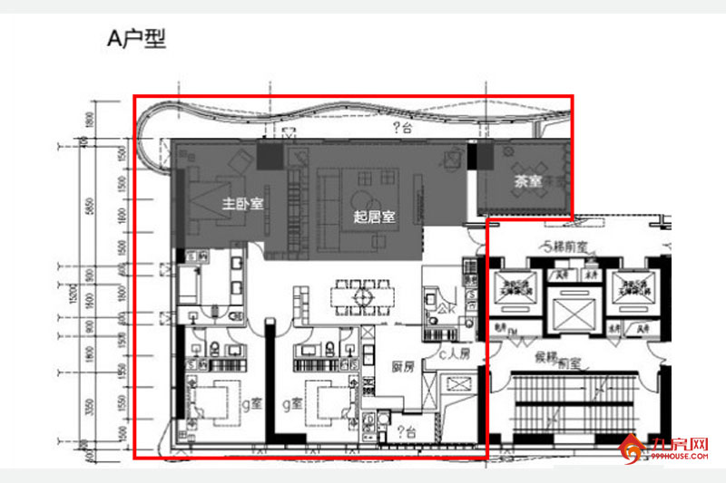 5室2厅5卫约385.00平米