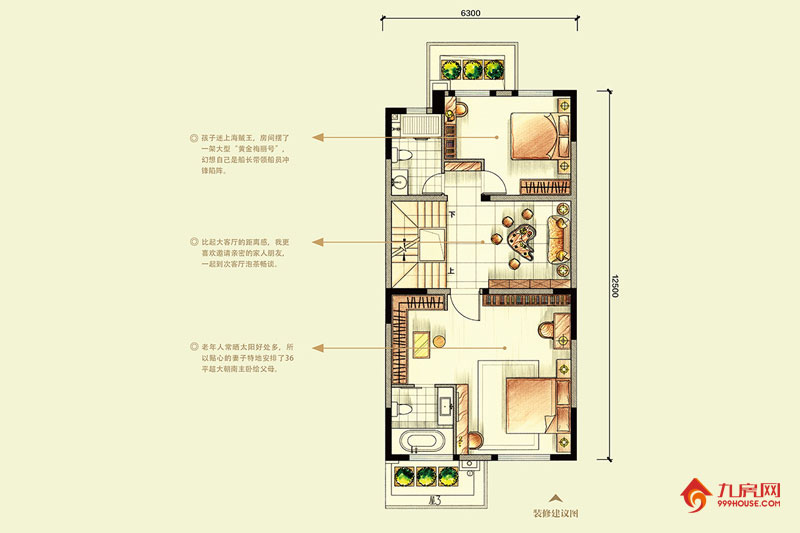 2室1厅0卫约185.39平米