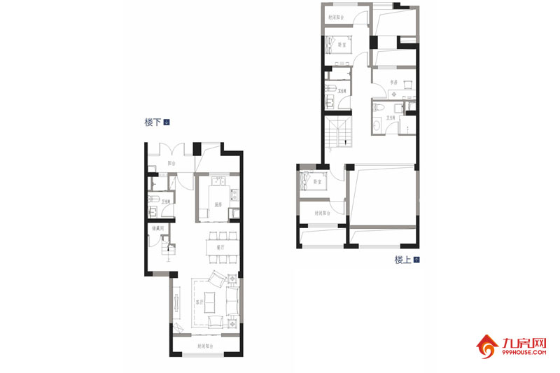 3室2厅3卫约137.00平米