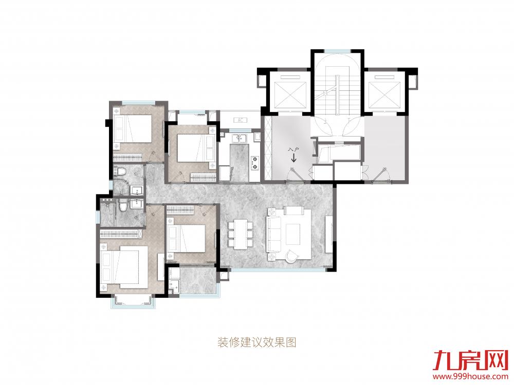 126㎡四房