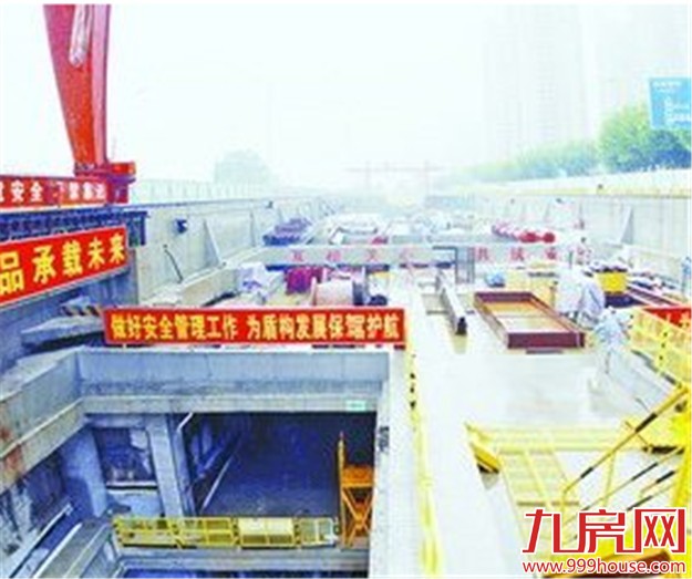 地铁2号线过海隧道昨掘进施工 全长2.8公里-九房网