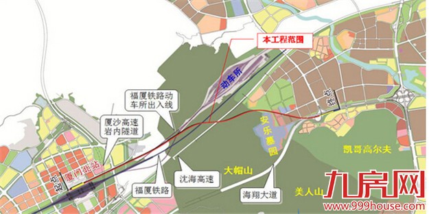 北站至同安市政隧道选址变更 地下用地增至19.7公顷——九房网