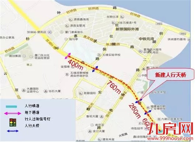 五缘湾站开建   环岛干道钟宅跨线桥将拆除——九房网