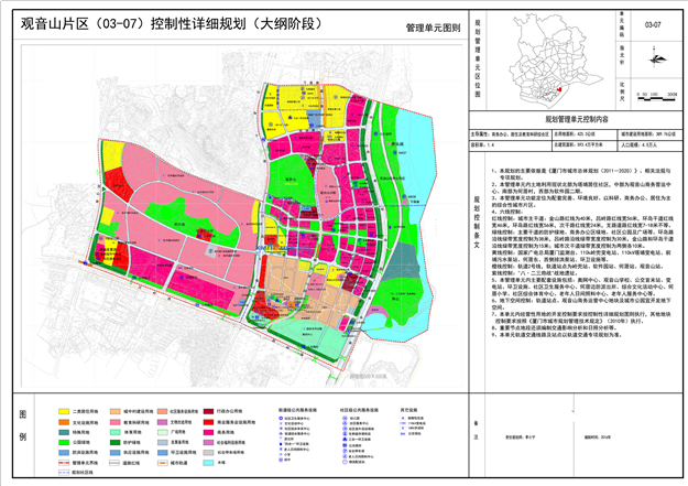 观音山片区定位配套完善居住为主片区 人口规模4.5万——九房网
