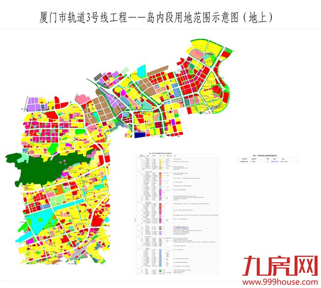 厦地铁3号线选址图公示 预留远期对接厦大翔安校区——九房网