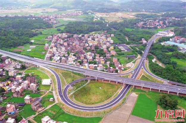 厦安高速莲花互通昨日完工 即将迎来试通车——九房网