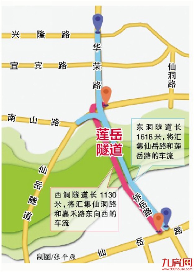 莲岳隧道西洞贯通 预计到今年11月全线竣工——九房网