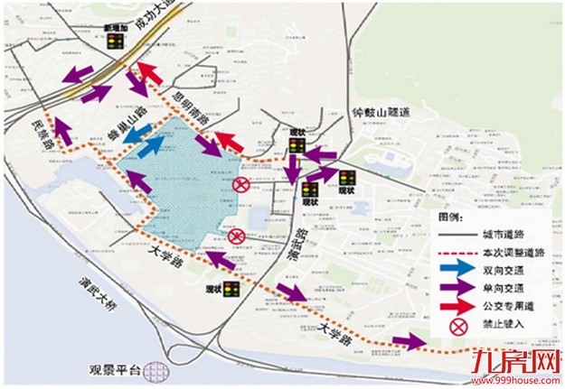 演武大桥观景平台开“治堵药方” 周边将全覆盖监控——九房网 演武大桥观景平台开“治堵药方” 周边将全覆盖监控——九房网