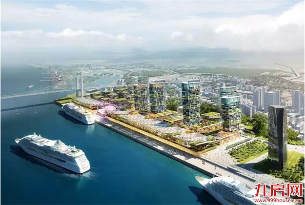 西海湾邮轮城下月开建 一期项目约3年可完工——九房网