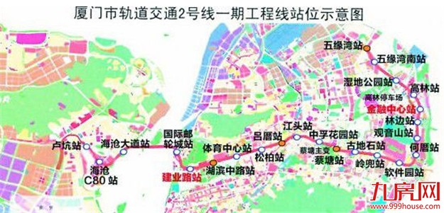 地铁2号线岛内首台盾构机 拟下月在五缘湾南站下井掘进——九房网
