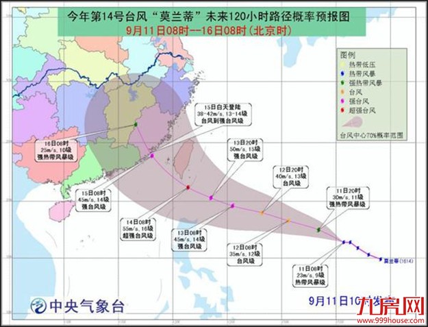 超强台风莫兰蒂预计15日登鹭 今下午起中小学将停课——九房网