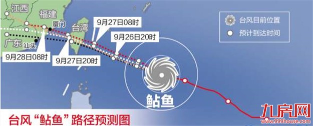 台风“鲇鱼”或登闽粤 厦明起出现风雨——九房网
