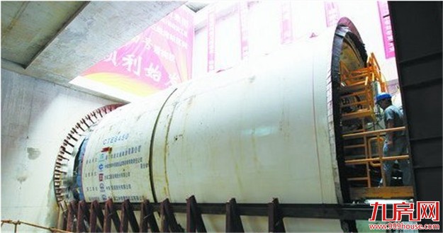 地铁2号线岛内首台盾构机 成功掘进五缘湾——九房网