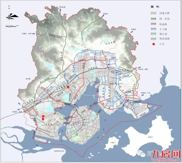 “十三五”厦门规划12条跨海通道 其中3条为轨道跨海通道——九房网 “十三五”厦门规划12条跨海通道 其中3条为轨道跨海通道——九房网