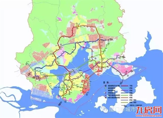 “十三五”厦门规划12条跨海通道 其中3条为轨道跨海通道——九房网 “十三五”厦门规划12条跨海通道 其中3条为轨道跨海通道——九房网