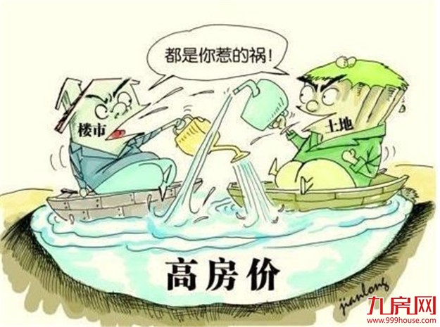 高房价关键在于土地财政 而非货币政策——九房网