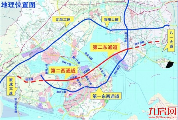 厦门第二西通道工程总投超56亿 第三方监控量测招标——九房网