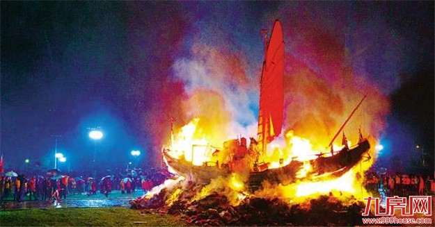 10万民众同安吕厝“送王船” 中马将联手申报“非遗”——九房网