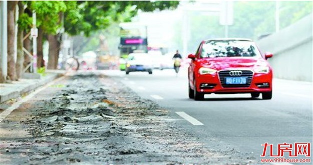 吕厝跨线桥下重复“破路” 施工企业不同难以无缝连接——九房网