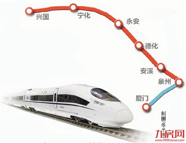 厦门至三明宁化将可动车直达 全程只需两个半小时——九房网