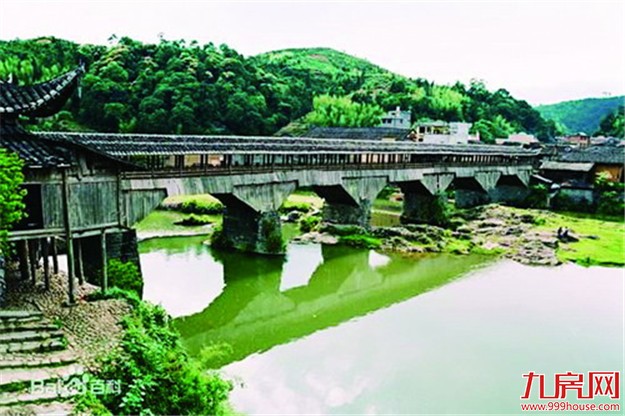 同安首座廊桥年底飞跨东溪 是一座闽南风格的廊桥——九房网