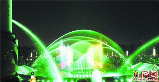 白鹭洲公园灾后重建提升基本完成 水舞秀今后将定期常态性运行——九房网