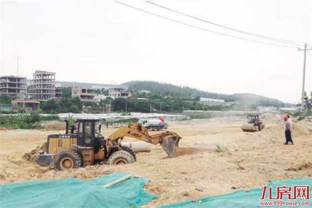 洪新路—同新路段昨全面动工 整个同翔大道明年年底通车——九房网 洪新路—同新路段昨全面动工 整个同翔大道明年年底通车——九房网