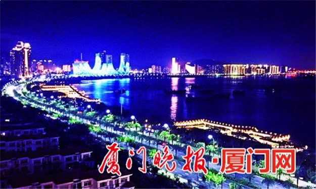 海沧湾夜景工程本月试亮灯 全线长7公里——九房网