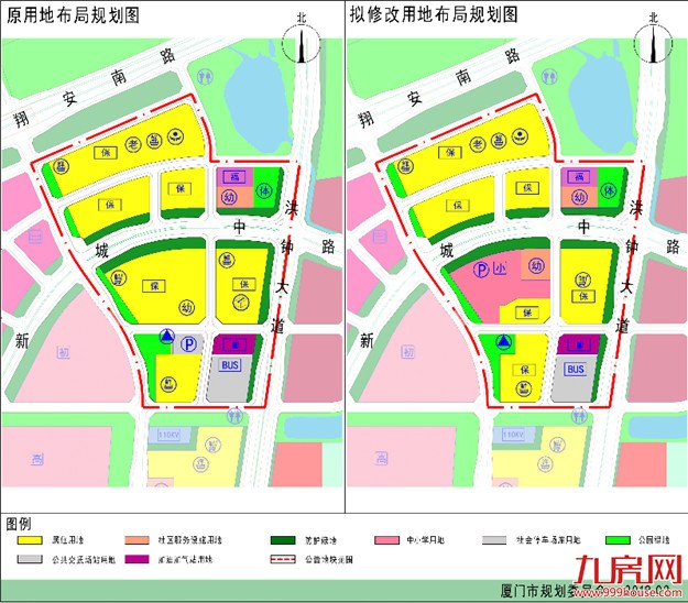 翔安南部新城部分规划拟修改 居住地减少新增一小学——九房网