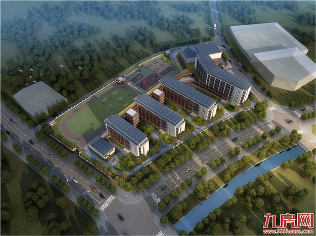马銮湾新城集美片区蔡林小学效果图曝光 规划48个班——九房网