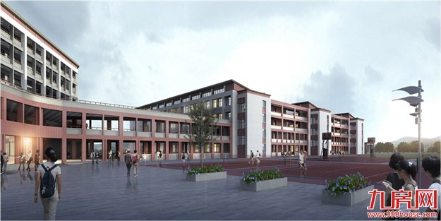 马銮湾新城集美片区蔡林小学效果图曝光 规划48个班——九房网