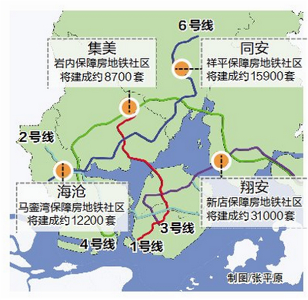 厦门推进保障房地铁社区建设 让住房困难家庭共享发展成果——九房网