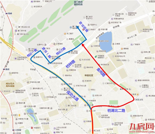 6月2日起，成功大道、枋钟路、翔远三路及禾山路等将采取道路交通限制措施——九房网