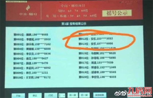 西安一楼盘摇号现多组重名者，开发商：409人次重名——九房网