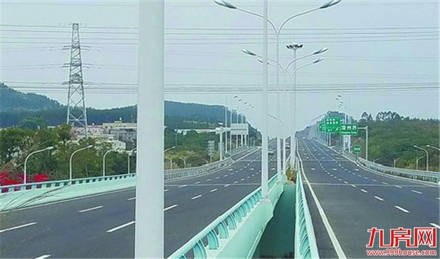 海沧货运通道和海翔大道（孚莲路—厦漳界段）昨通车 全程没有红绿灯——九房网