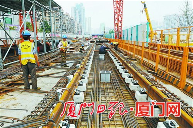 地铁2号线过海隧道开始铺轨  年底开通试运营——九房网