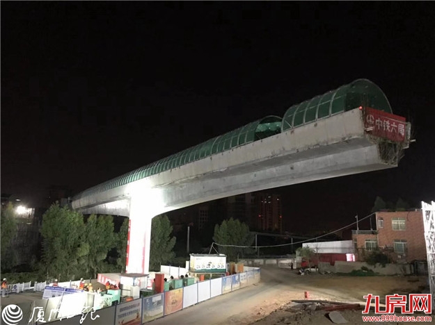 厦门首座转体桥华丽转身 健康步道成功跨越鹰厦铁路——九房网