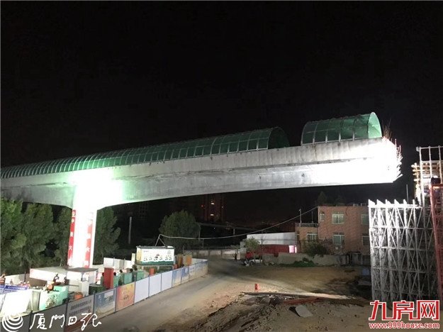 厦门首座转体桥华丽转身 健康步道成功跨越鹰厦铁路——九房网