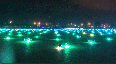 震撼！春晚级别！无人机矩阵汇聚厦门上空，盛大灯光秀来袭！——九房网