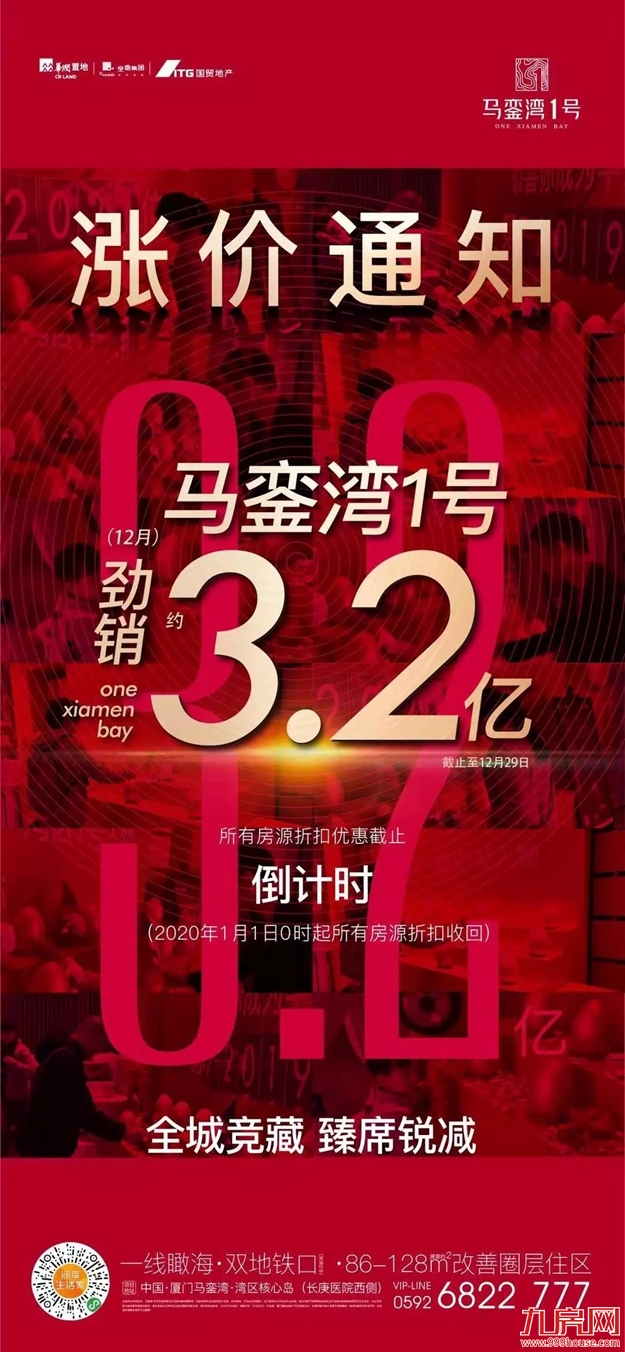 突发！厦门房价有变！二手持续升温，11家新盘涨价！——九房网