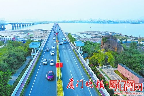 厦门大桥四车道将改成六车道 第二西通道等项目将建成——九房网