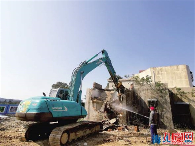 翔安拆除一征拆建筑 保障中航锂电项目尽快进场施工——九房网