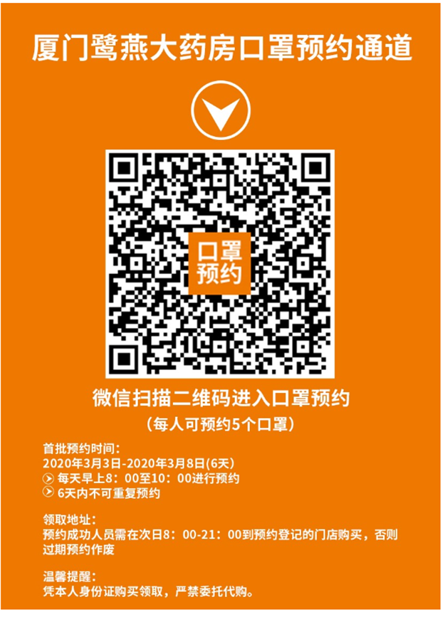 夏商口罩第三轮开始 第二轮未领将…鹭燕大药房预约上线——九房网