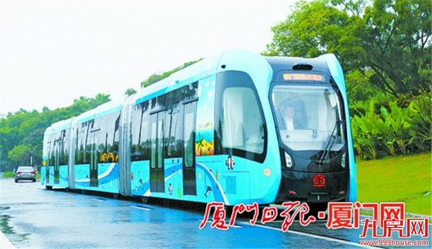 加速落地!环岛路智轨列车正加紧建设专用车站和充电桩——九房网