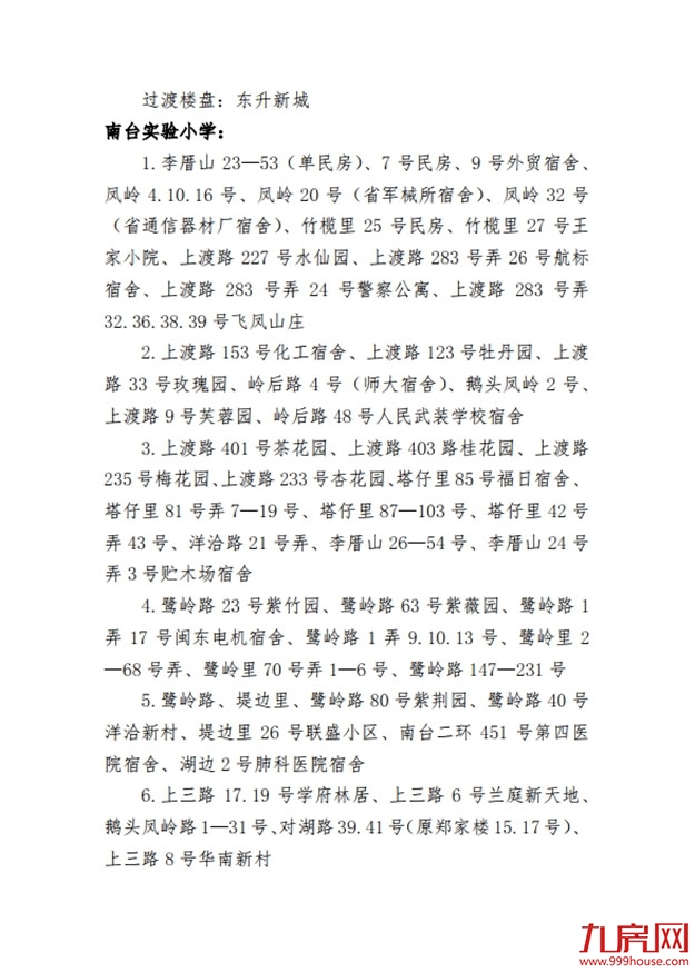 最新！仓山区2020年义务教育招生办法及小学划片范围发布！——九房网