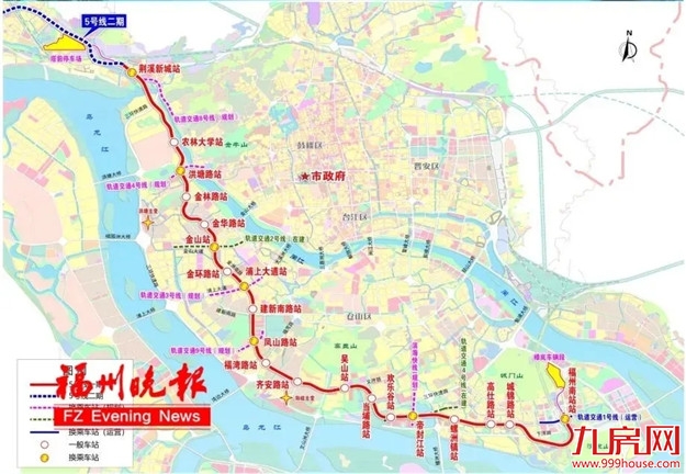 重磅！国家正式批复！福州地铁2、3、4、5、6号线最新进展来了！——九房网
