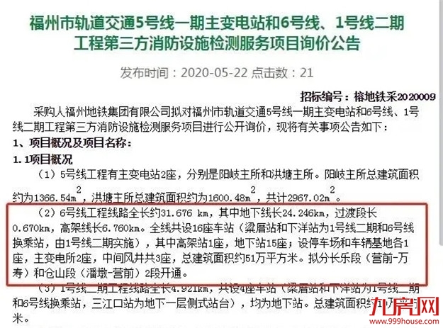 重磅！国家正式批复！福州地铁2、3、4、5、6号线最新进展来了！——九房网