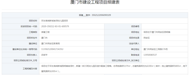 15个班！环东海域将新增一所幼儿园，总投约4000万！——九房网