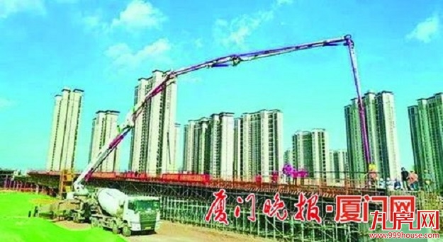 厦门第二东通道工程“首联浇筑”进行 上部结构开始施工——九房网