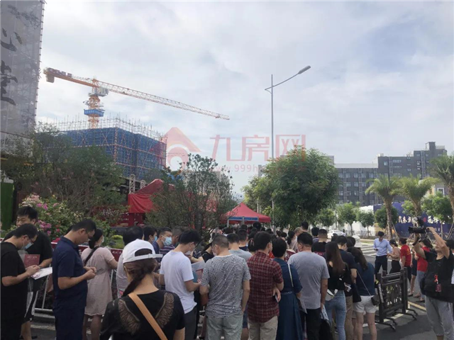 现场直击！刚刚，厦门两大豪宅齐开！大批有钱人排队抢！——九房网